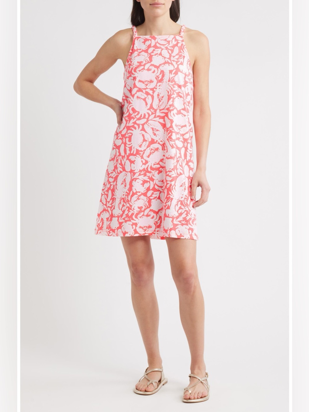 Lilly Pulitzer Kyleigh Crab Cotton Mini Dress